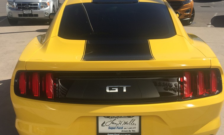 2015 Ford Mustang GT Twin Turbo yellow